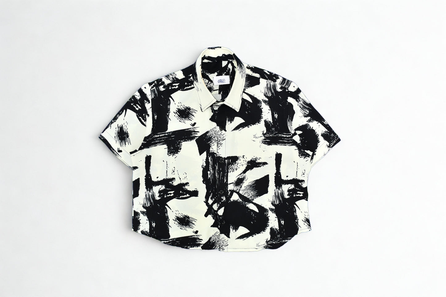 Brushstroke Cropped Shirt