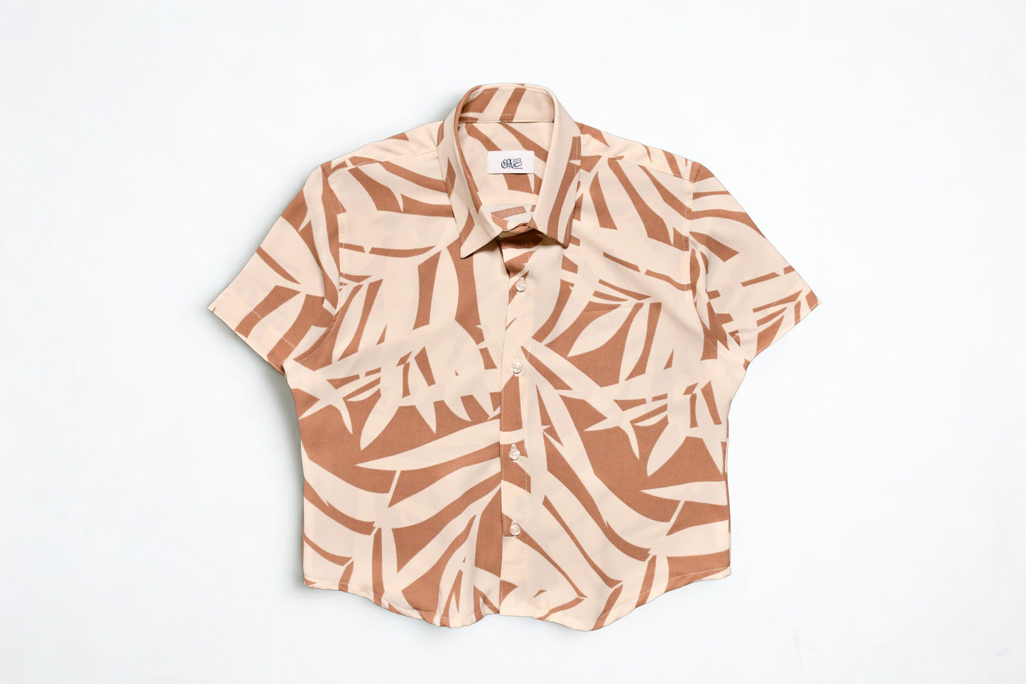 Tickle-me-Pink Cropped Shirt