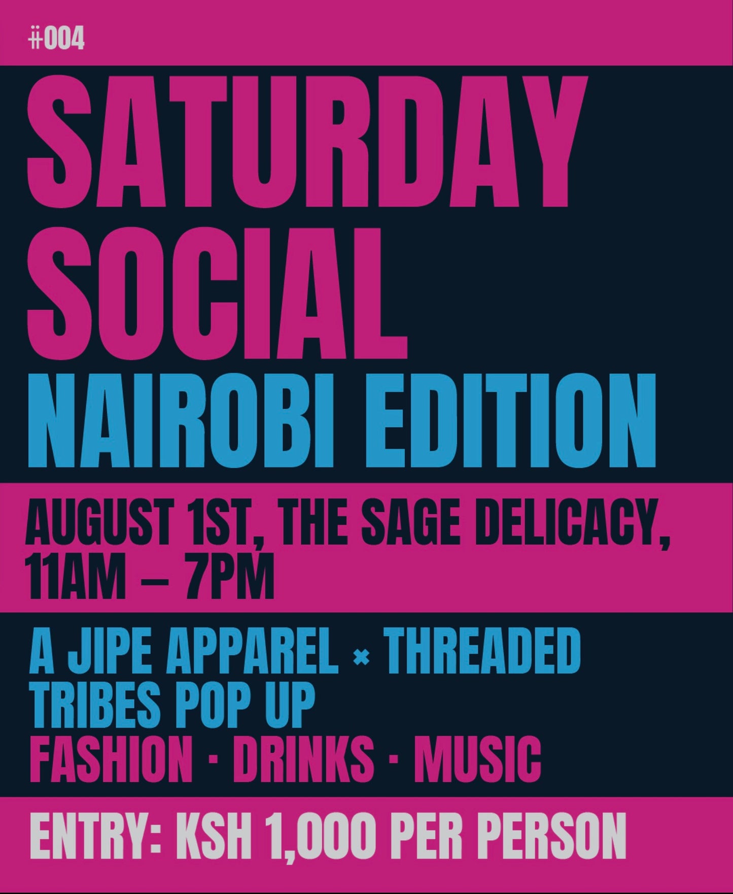 SATURDAY SOCIAL-Nairobi Edition