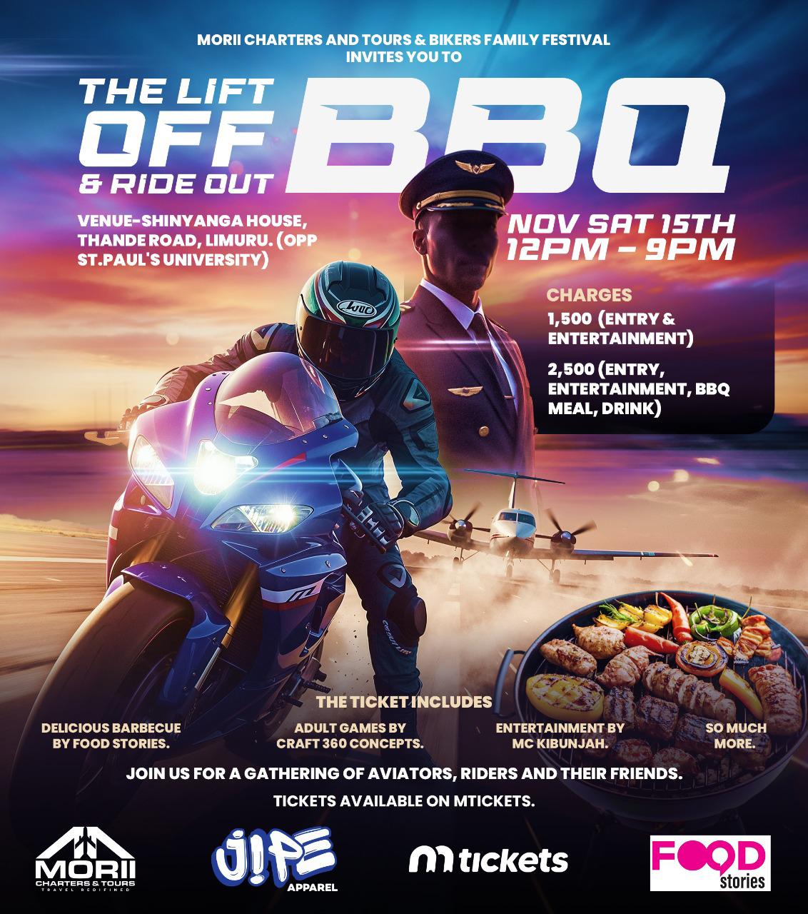The Lift Off & Ride Out BBQ